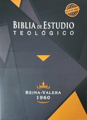 Biblia de Estudio Teológico Reina Valera 1960 Piel Fabricada Negro con Index (Free Shipping)