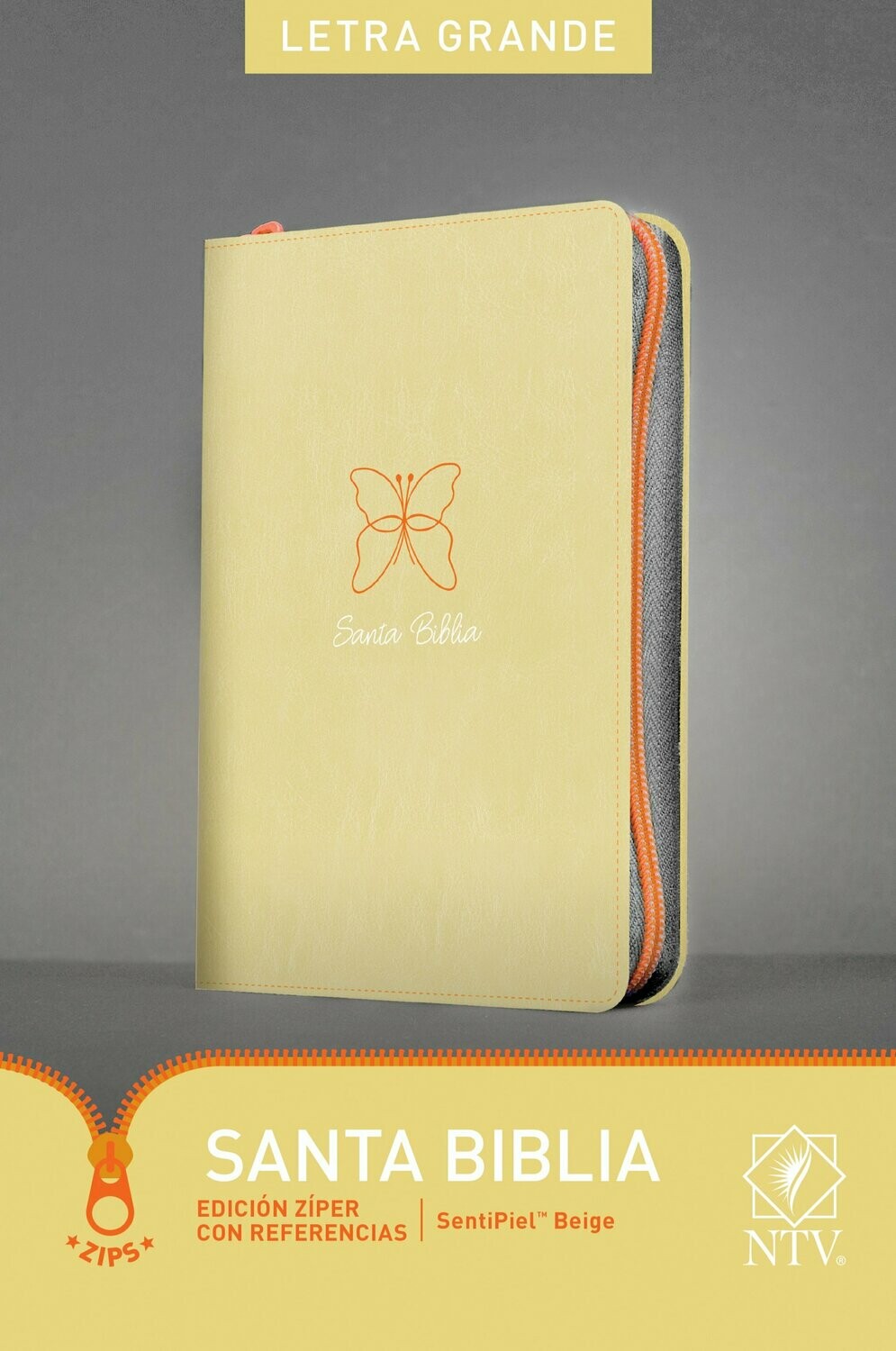 Biblia NTV, Edición zíper, letra grande (Free Shipping)