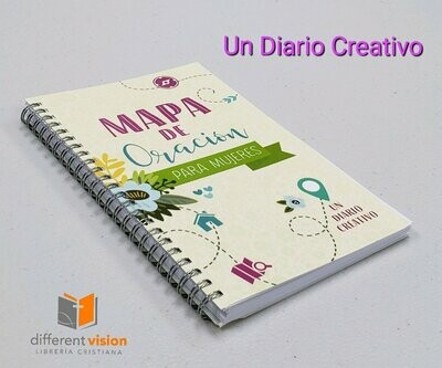 Mapa de oración para mujeres: Un diario creativo