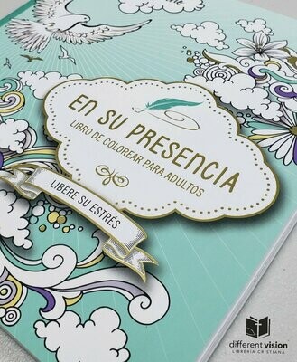 Libro para colorear en su Presencia