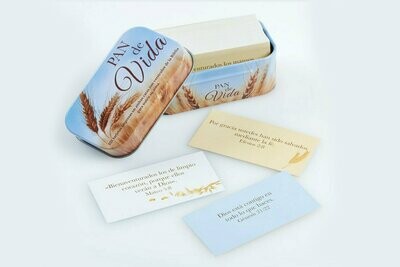 Pan de Vida (101 Tarjetas de promesas caja de metal)