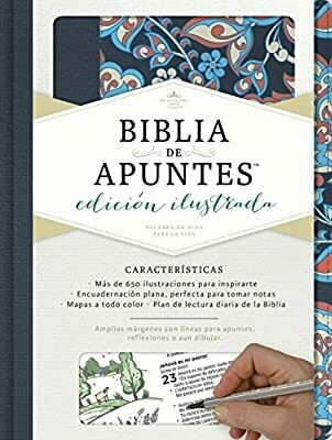 Biblia RVR 1960 de apuntes, edición ilustrada (Free Shipping)