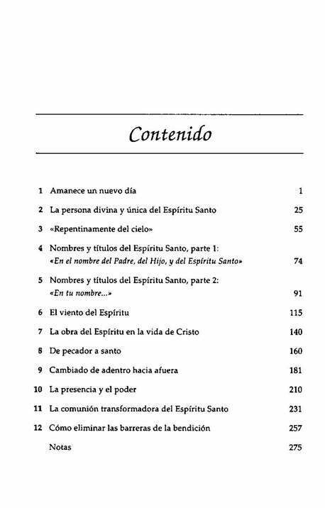 Bienvenido Espíritu Santo