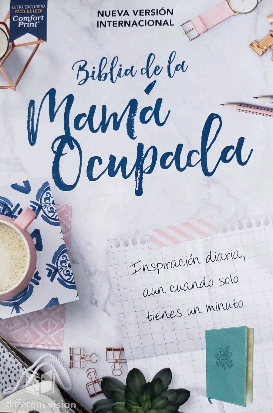 Biblia NVI de la mamá ocupada, piel (Free Shipping)