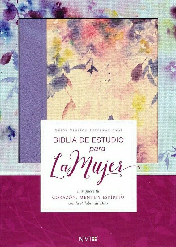 Biblia de Estudio para la Mujer NVI, Leathersoft/Tela Lila