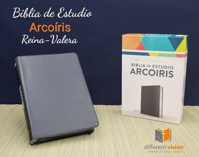 Biblia de Estudio Arcoíris símil piel RVR 1960 (Free Shipping)