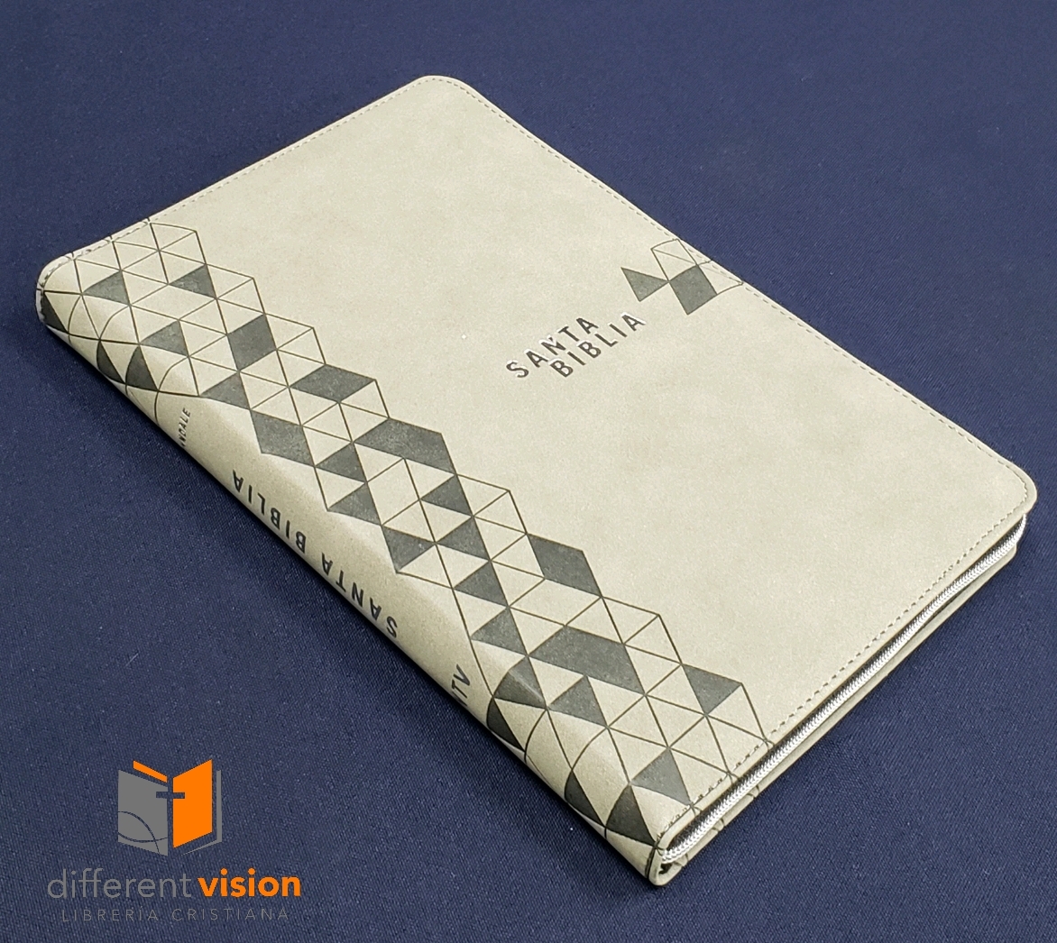 Biblia NTV, Edición zíper, Gris suave (Free Shipping)