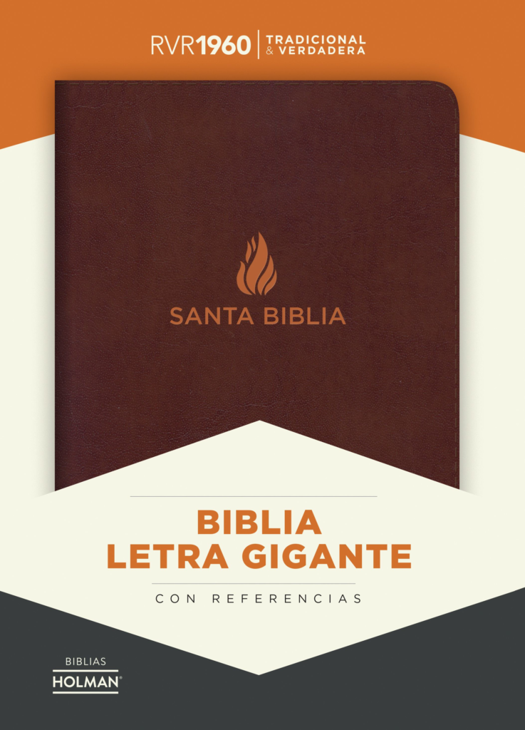 Biblia RV60 Letra Gigante marrón (Free Shipping)
