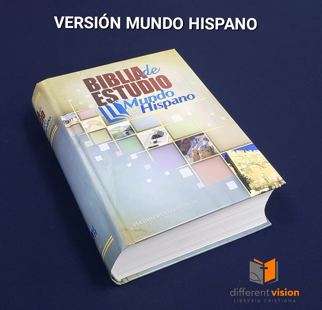 Biblia de Estudio Mundo Hispano -Tapa Dura- (Free Shipping)