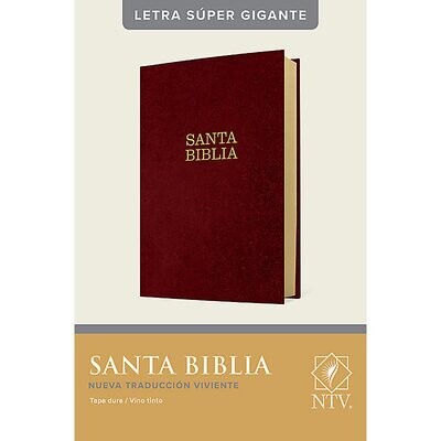 Biblia NTV Letra Súper Gigante Tapa Dura- (Free Shipping)