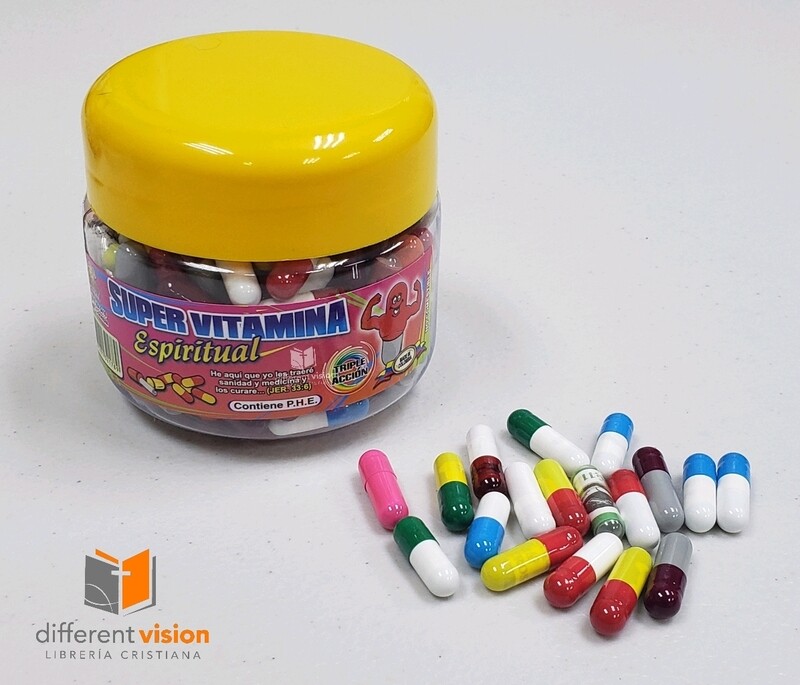 Capsulas super vitamina espiritual Tarro