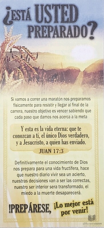 Tratado Esta usted preparado ( Paq. 100)