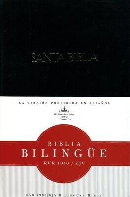 Biblia Bilingüe RVR 1960-KJV, Tapa Dura (Free Shipping)