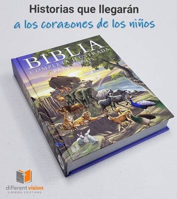 Biblia completa ilustrada para niños (Free Shipping)