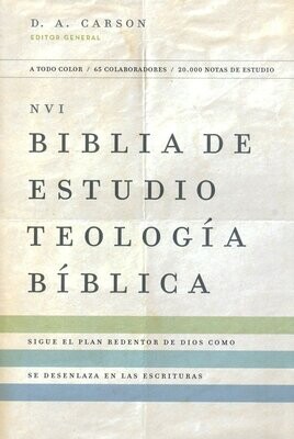 Biblia de Estudio Teologia Biblica (Free Shipping)