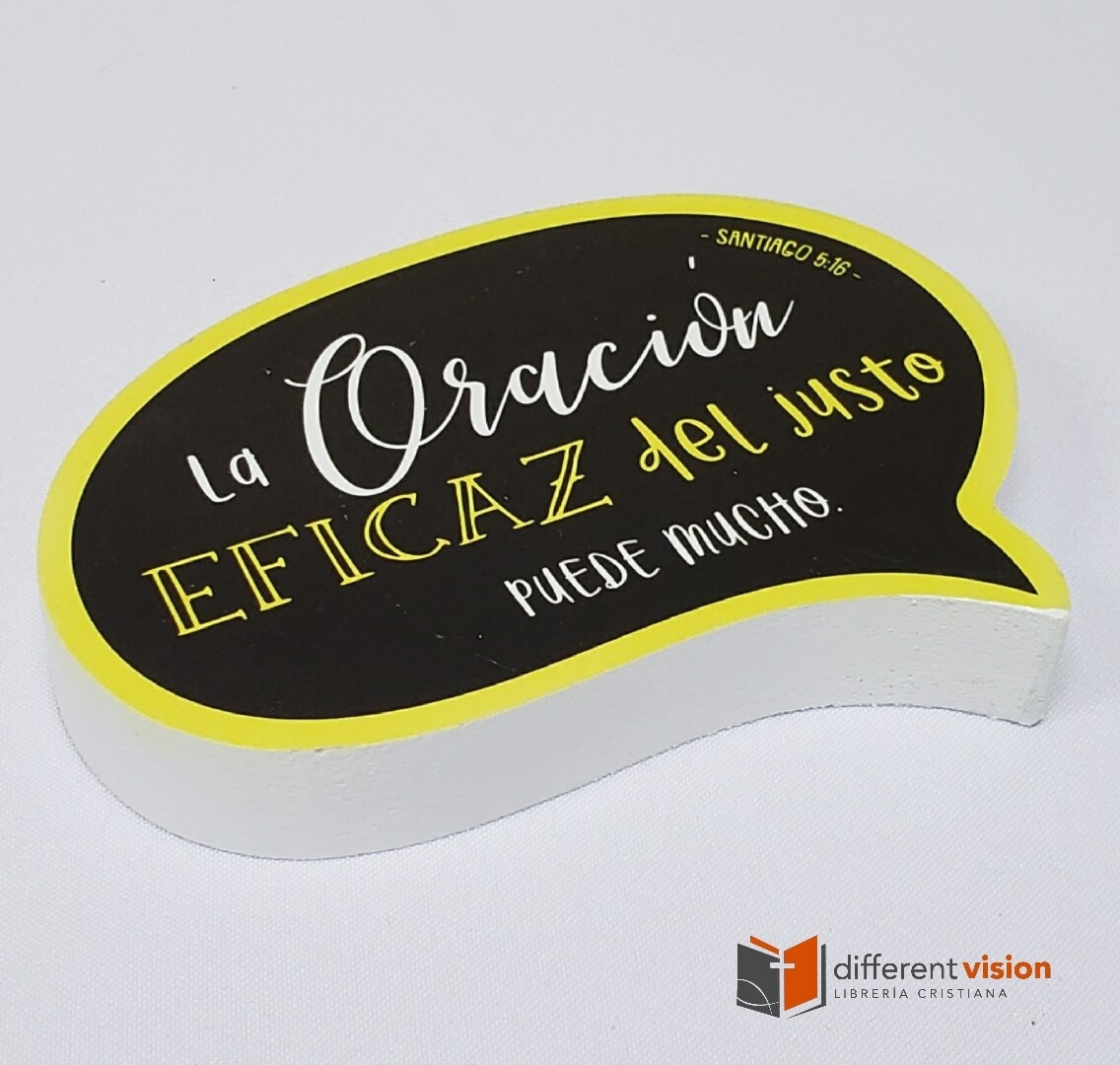 Plaqué palabras sabias de la Biblia: La oración eficaz