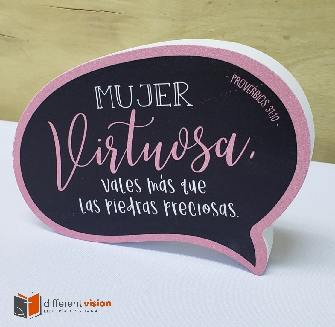 Plaqué palabras sabias de la Biblia: Mujer virtuosa