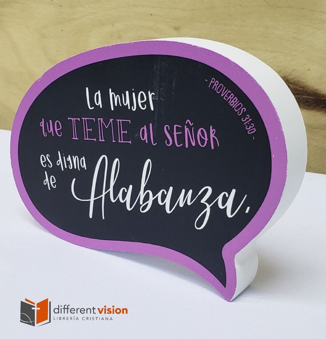 Plaqué palabras sabias de la Biblia: La mujer que teme al Señor
