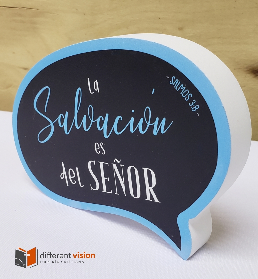 Plaqué palabras sabias de la Biblia: La salvación es del Señor.