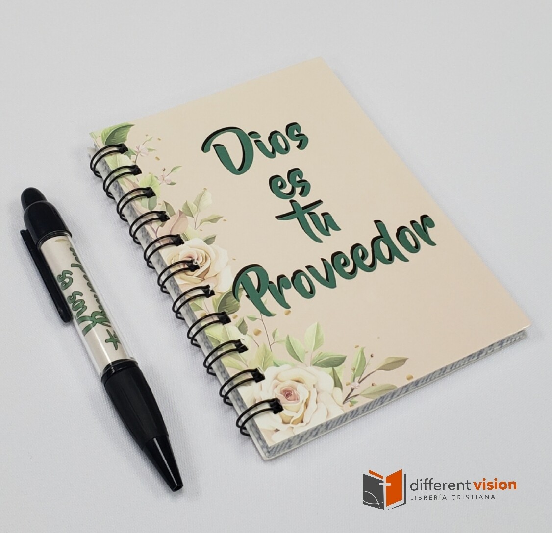 Diario y Bolígrafo (Dios es tu proveedor)