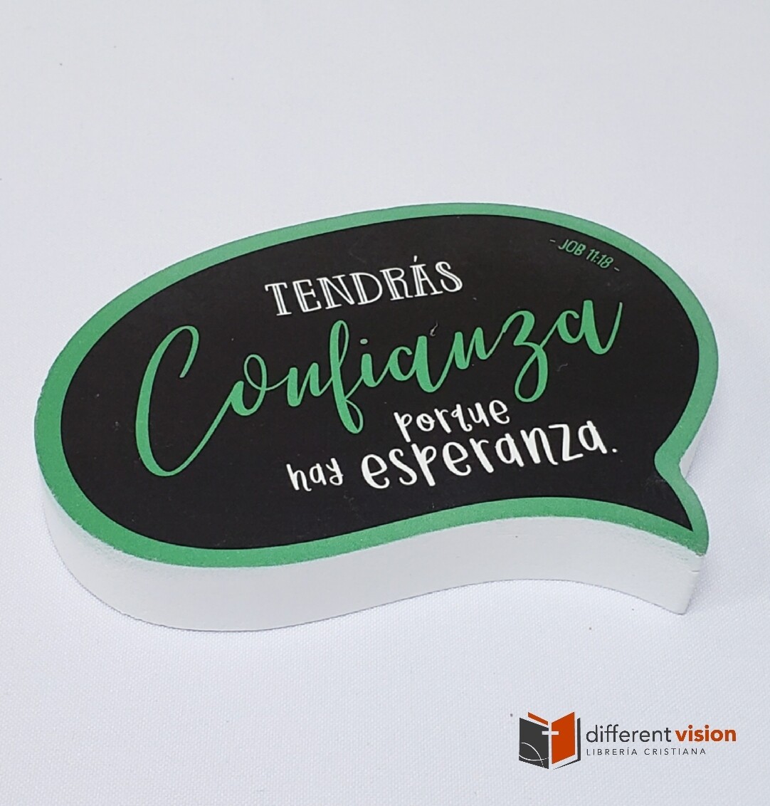 Plaqué palabras sabias de la Biblia: Tendrás confianza