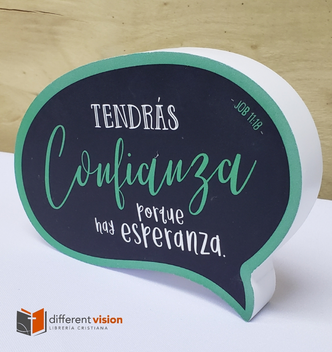 Plaqué palabras sabias de la Biblia: Tendrás confianza