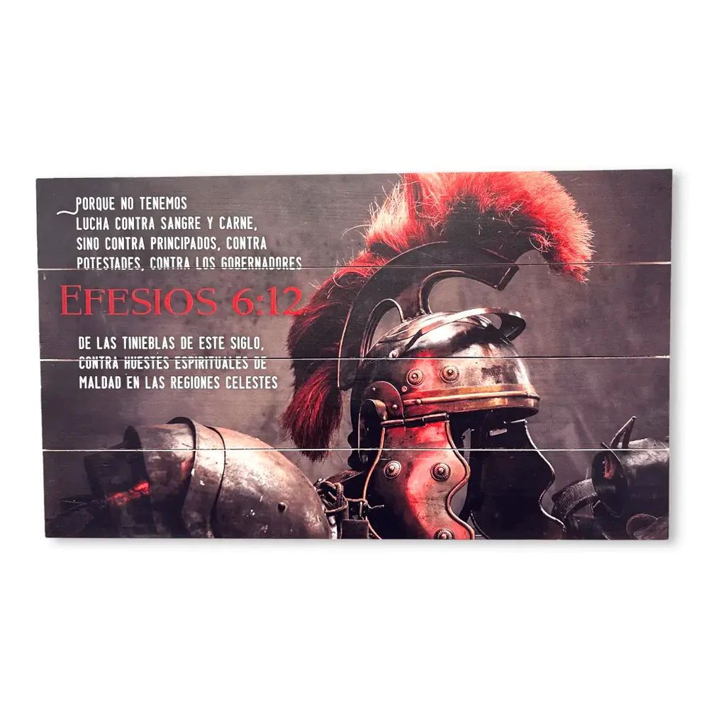 Cuadro de Armadura (Efesios 6:12) Pallet