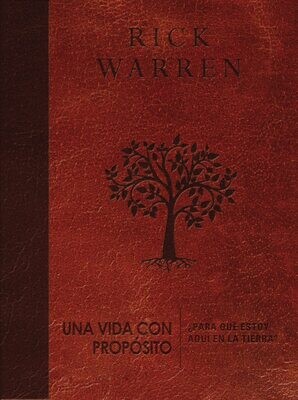 Una Vida con Propósito: ¿Para qué estoy aquí en la tierra?, Piel (Free Shipping)