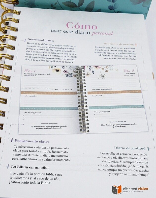 Diario para la mujer conforme al corazón de Dios (Free Shipping)