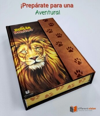 NBLA Biblia Aventura, Tapa Dura, Interior a color, Cierre Magnético (Free Shipping)