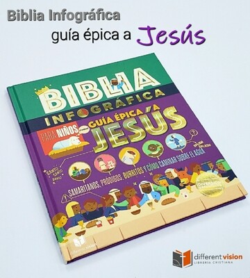 Biblia Infográfica 3: Guía épica a Jesús (Free Shipping)