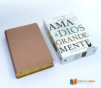 Biblia NBLA Ama a Dios Grandemente, Leathersoft  (Free Shipping)