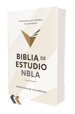 Biblia de Estudio NBLA, Tapa Dura, Interior a Dos Colores (Free Shipping)