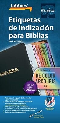 Pestañas de indexación: Indices de color Arco Iris