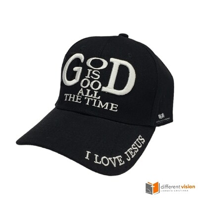 Gorra: God is Good all the Time - Negro