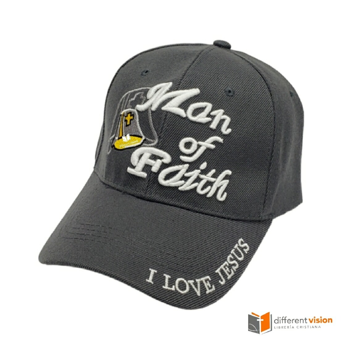 Gorra: Men of Faith - Gris