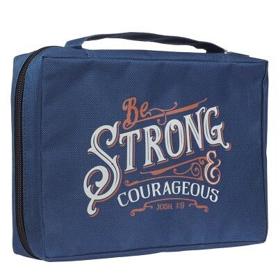 Cover de Lona: Be Strong & Courageous - (Large, Azul)
