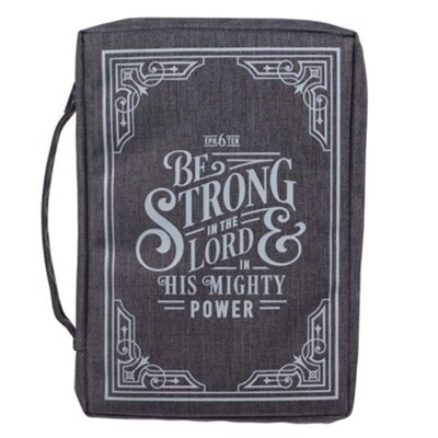 Cover de Lona: Be Strong in the Lord - (Medium, Gris)