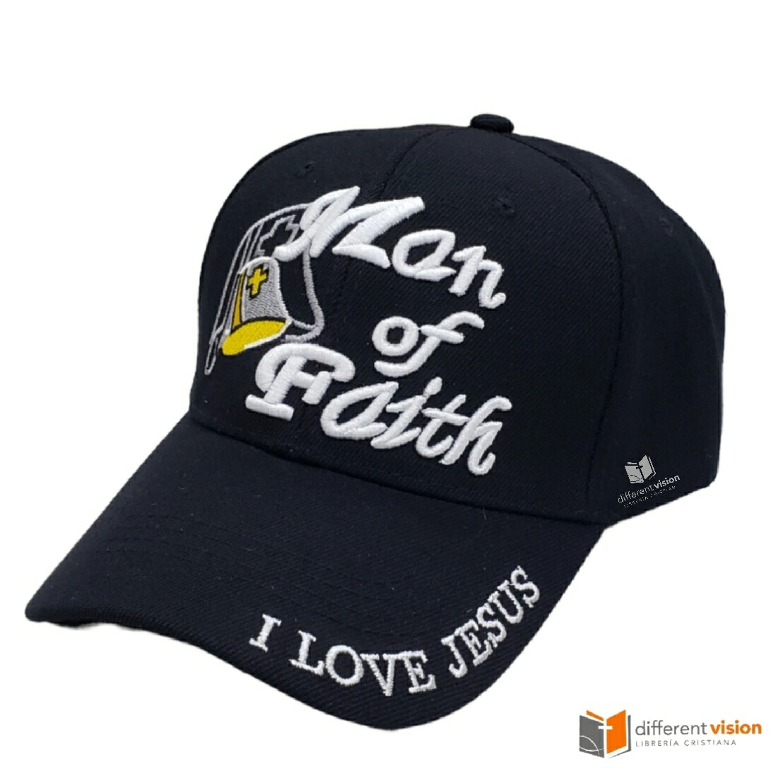 Gorra: Men of Faith - Negro