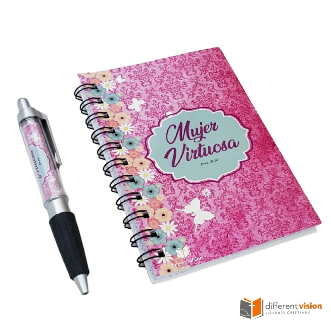 Diario y Bolígrafo (Mujer Virtuosa)