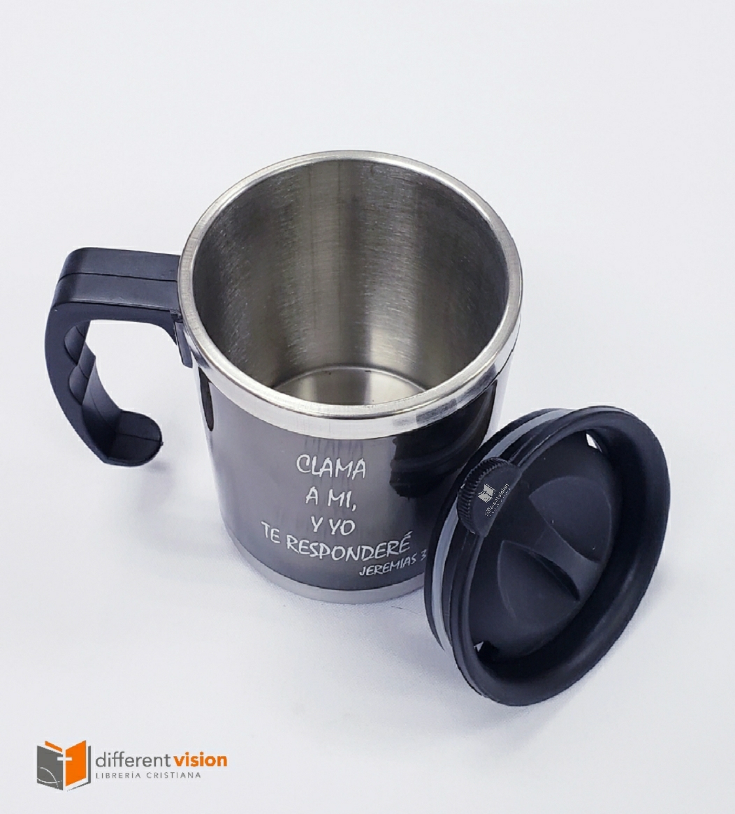 Taza de acero inoxidable: Clama a mi