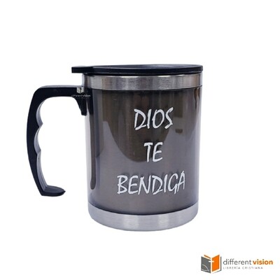 Taza de acero inoxidable: Dios te bendiga Taza de acero inoxidable: Dios te bendiga
