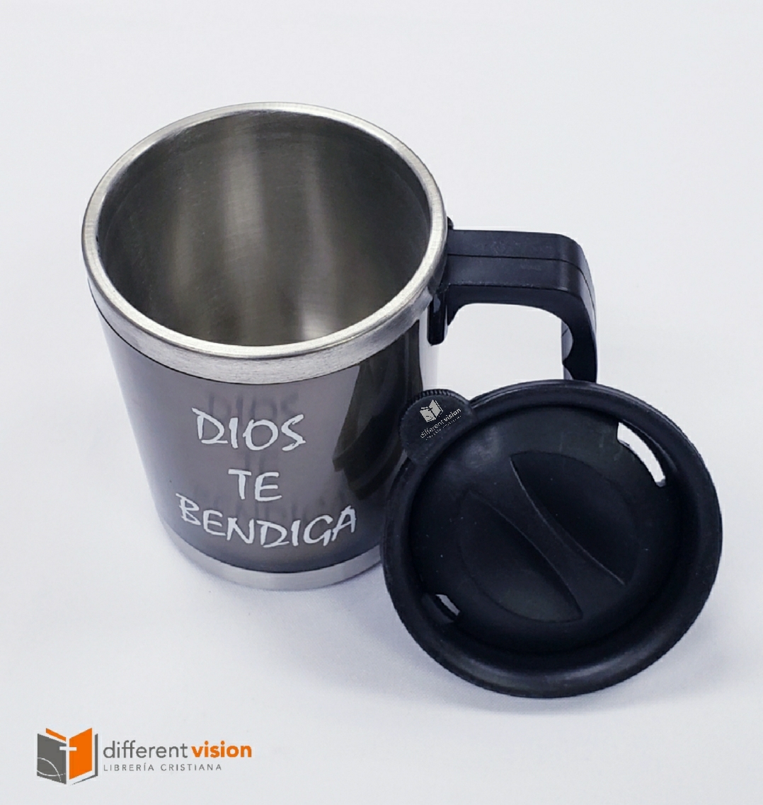 Taza de acero inoxidable: Dios te bendiga