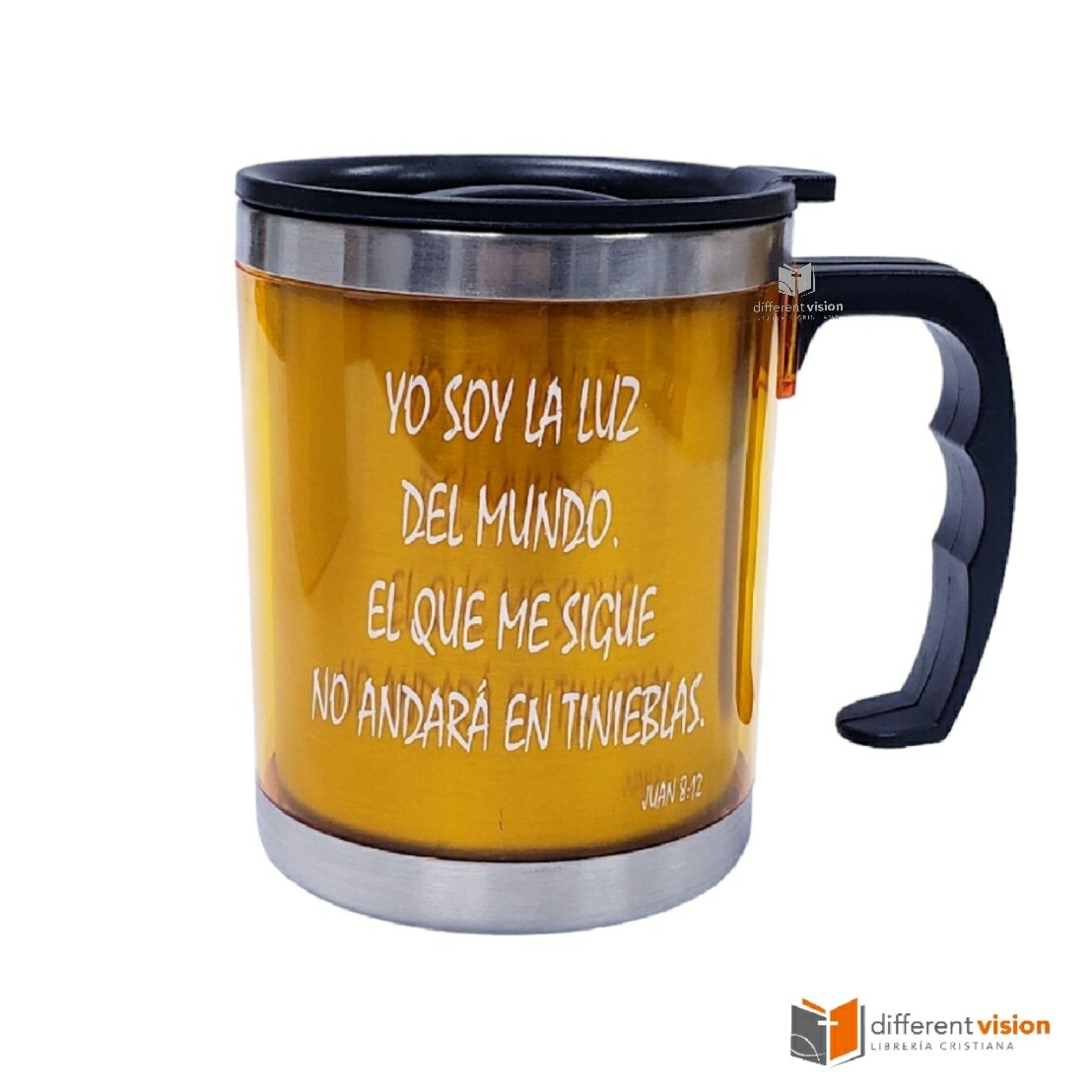 Taza de acero inoxidable: La luz del mundo