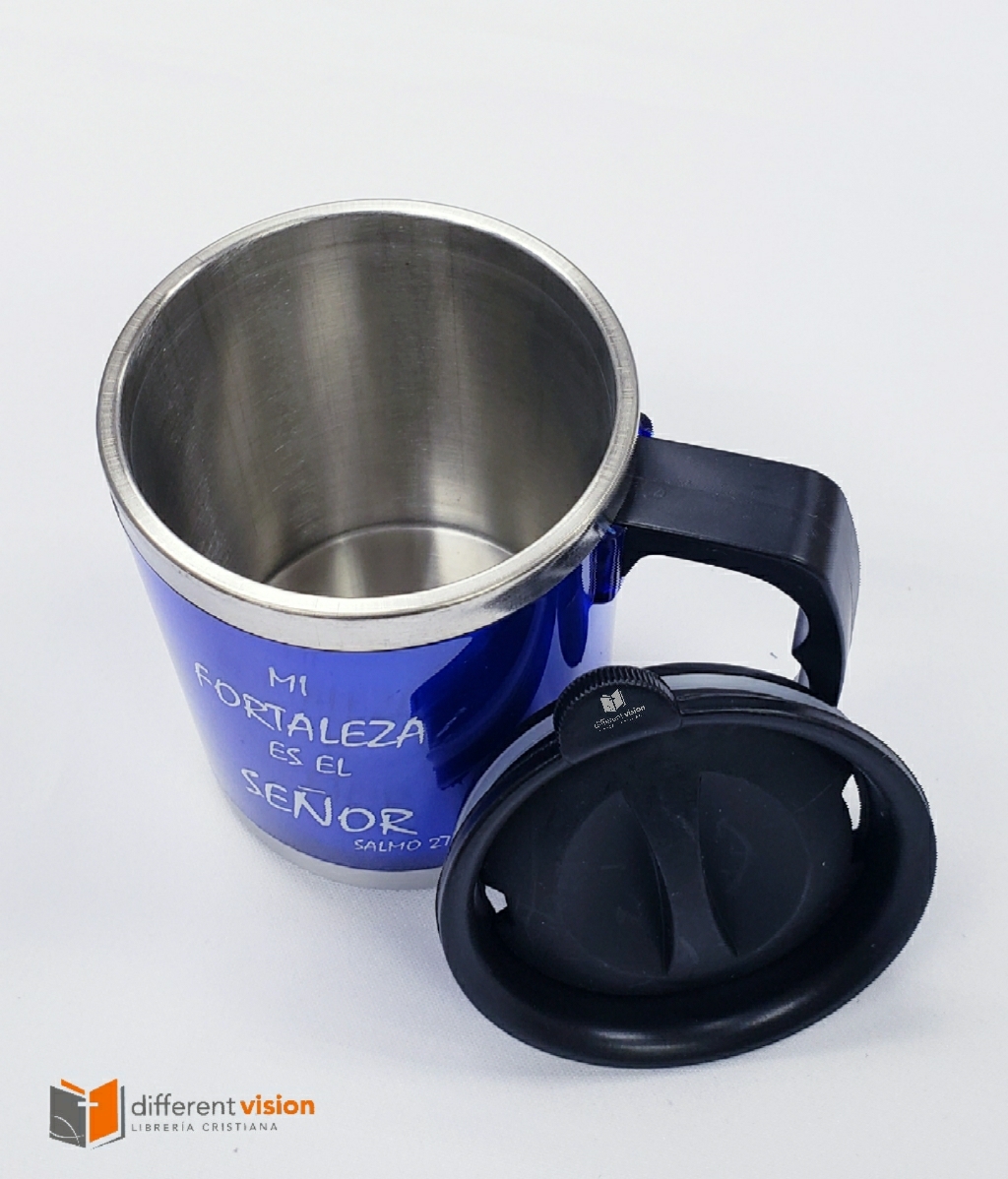 Taza de acero inoxidable: Mi fortaleza es el Señor