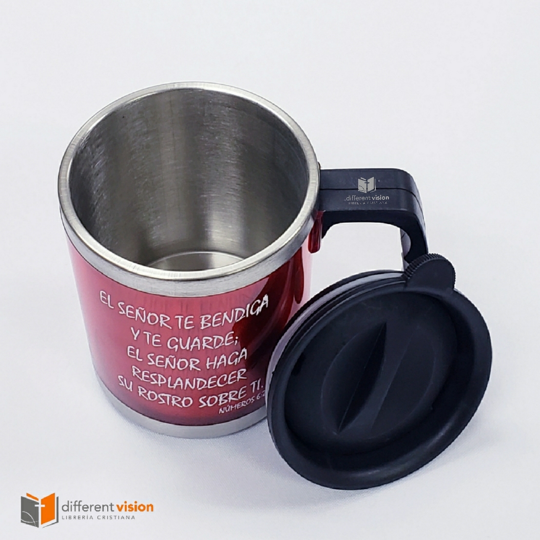 Taza de acero inoxidable: Te bendiga y te guarde