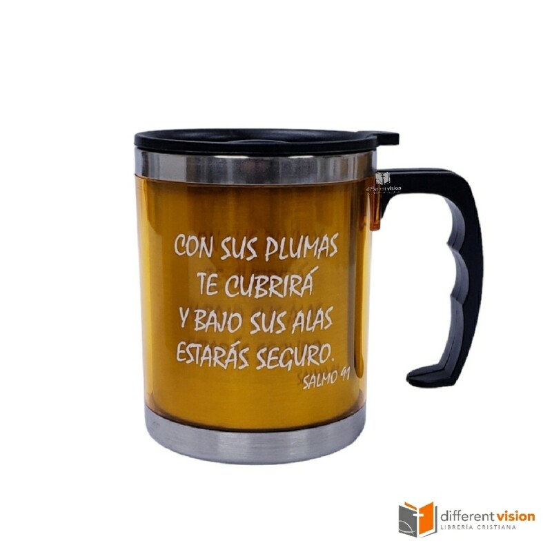 Taza de acero inoxidable: Sus plumas te cubrirá Taza de acero inoxidable: Sus plumas te cubrirá