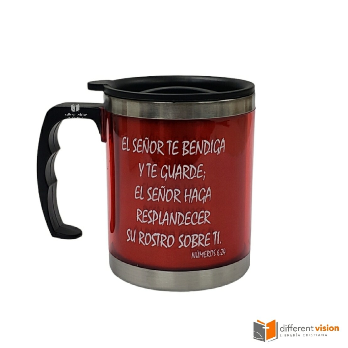 Taza de acero inoxidable: Te bendiga y te guarde