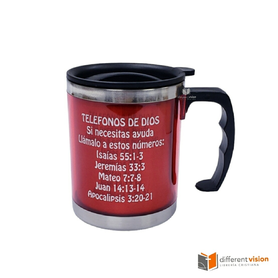 Taza de acero inoxidable: Telefonos de Dios