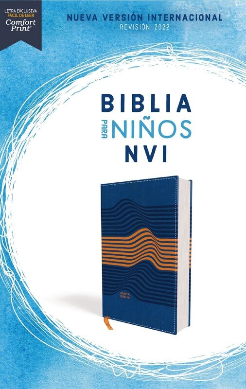 Biblia para Niños NVI, Leathersoft, Azul (Free Shipping)